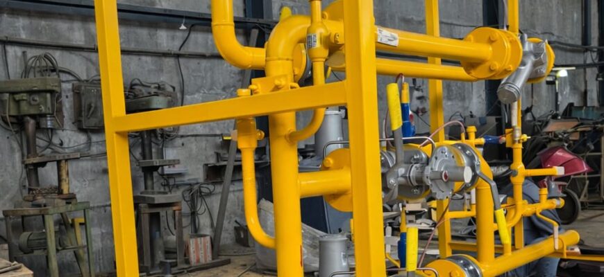 газорегуляторная установка ГРУ для котельной