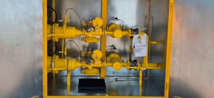 ГРПШ на базе регуляторов давления РДГ-50Н