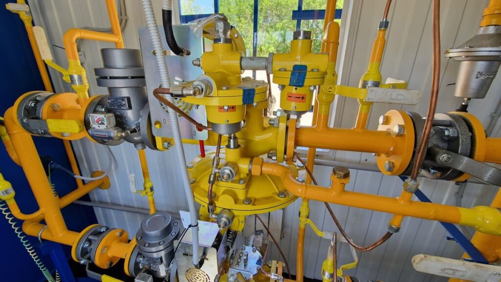 Основная и резервная линии редуцирования в составе ПГБ-13-2Н-ХЛ1