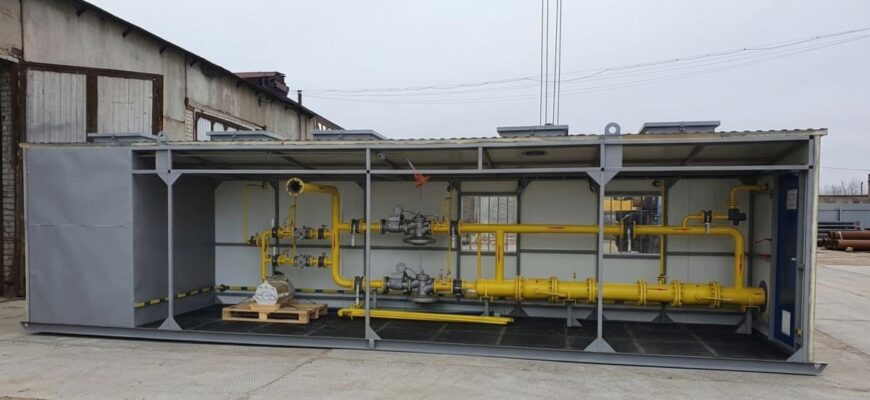 Линии редуцирования газа в ПГБ на базе РДНК, РДСК и РДБК