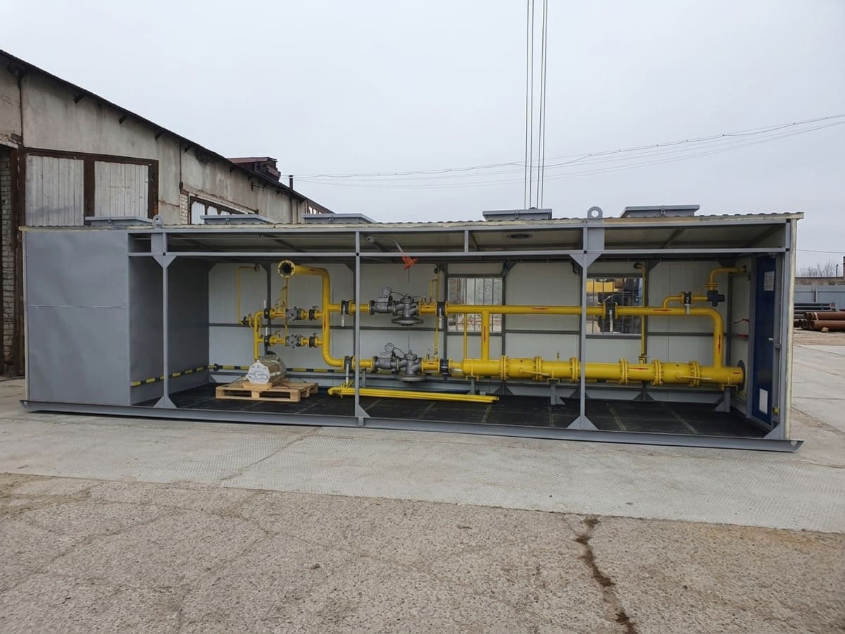 Линии редуцирования газа в ПГБ на базе РДНК, РДСК и РДБК