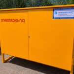 Газорегуляторный пункт шкафной ГРПШ-ГКС-2А-2Н на базе регуляторов РДНК-50/1000 для производственного предприятия во Владимирской области