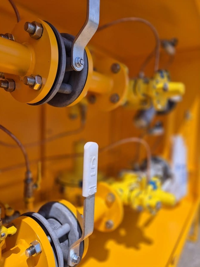 Газовые фильтры ФГС-50 и запорная арматура ГРПШ-ГКС-2А-2Н